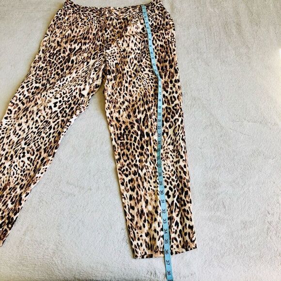 Banana Republic Leopard Print Pull On Casual Ankle Pants - Picture 5 of 14